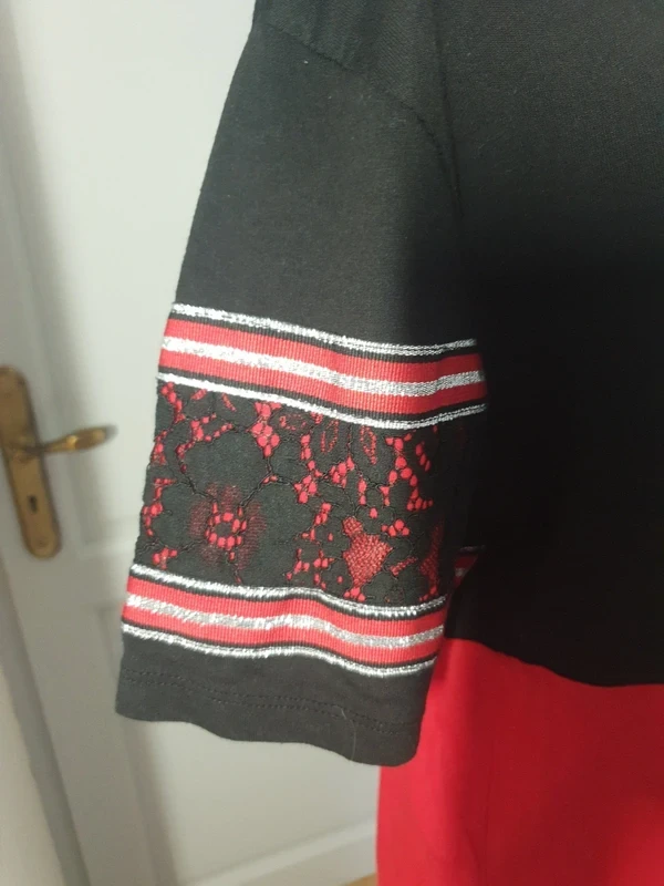 🔴 Red & black T-shirt – Kaporal – Size L – Very good condition – photo 4